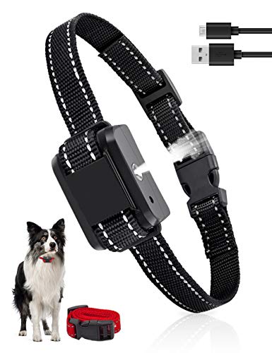 Queenmew Collar de Perro Ajustable Antiladridos,Stop Dogs Collar...