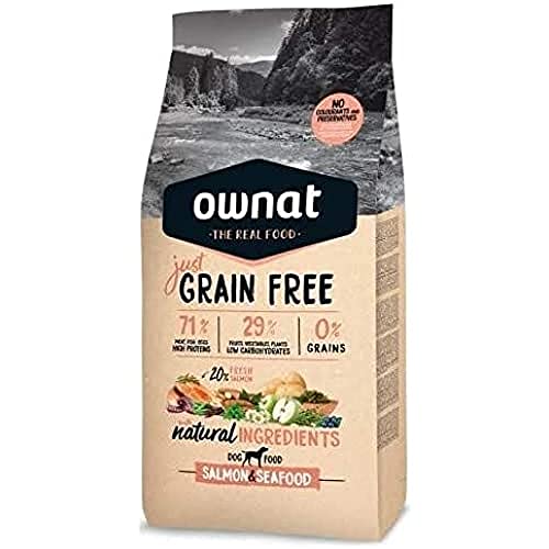 Ownat Pienso para Perros de Salmón Free Grain Sin Granos (3 kg)...